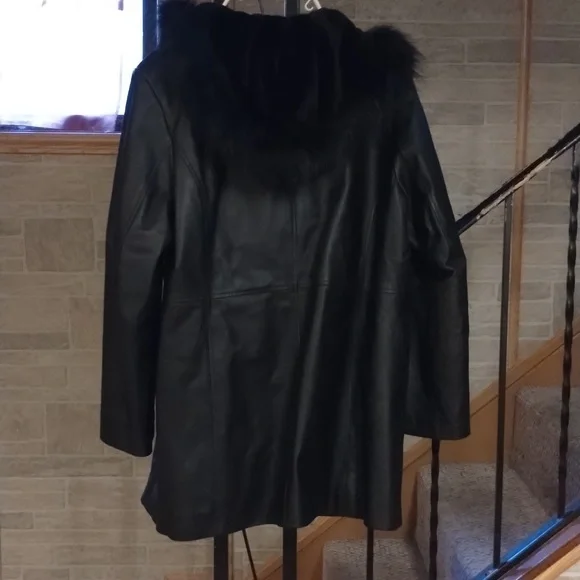 Croft and Borrow double lined leather jacket - Picture 3 of 15